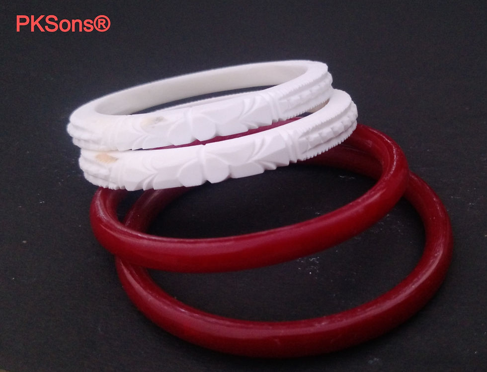 थंबनेल: Motidana Design Braclet Shakha Pola Set for Women