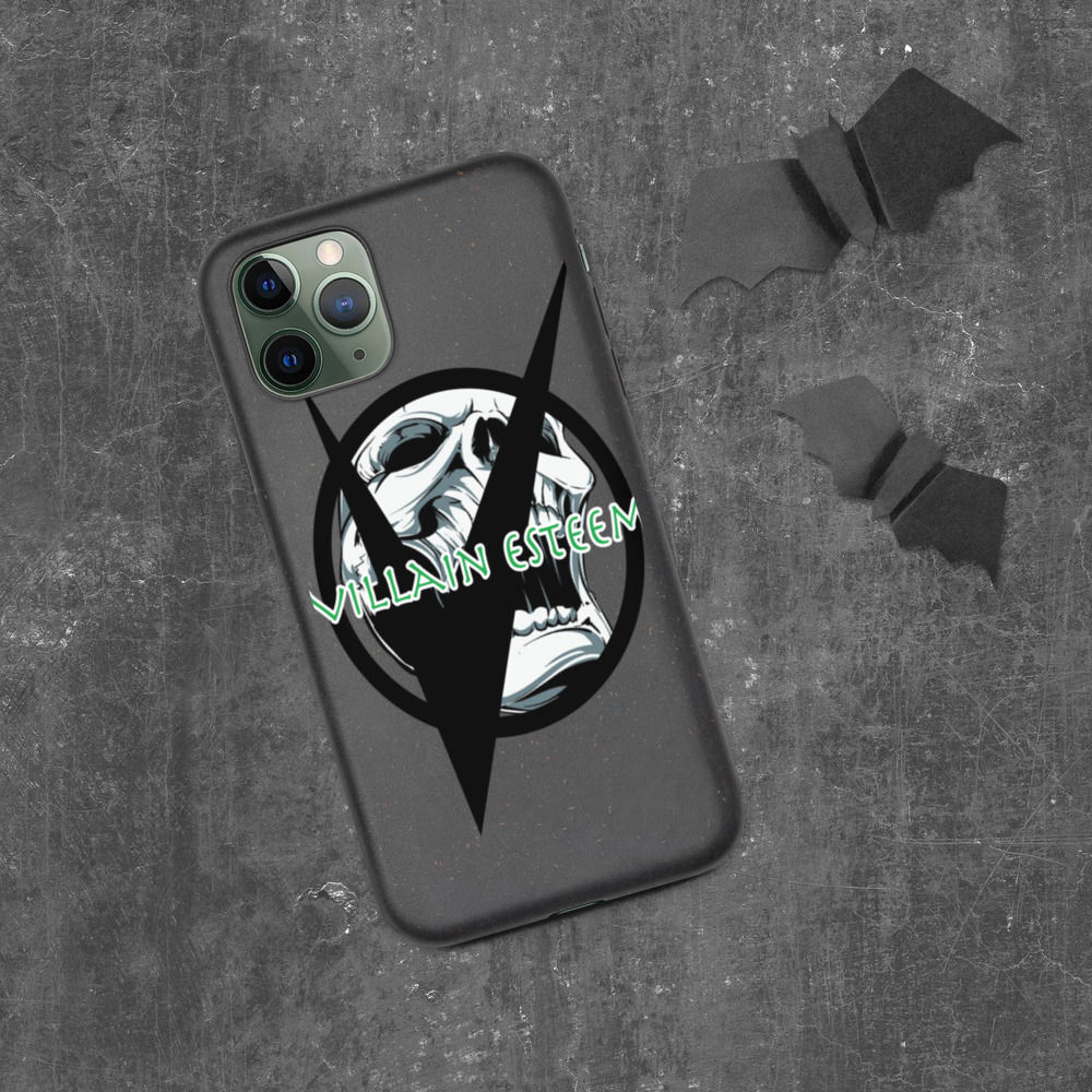 Villain Esteem Laughing Skull Biodegradable phone case