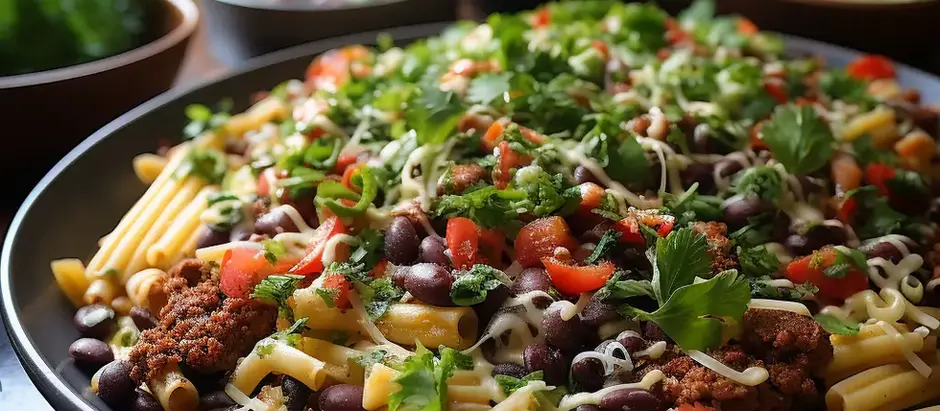 Tacograteng med pasta