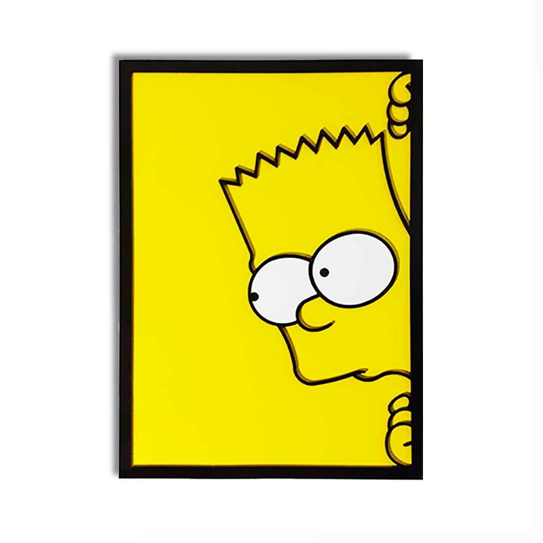BART SIMPSON cuadro a relieve