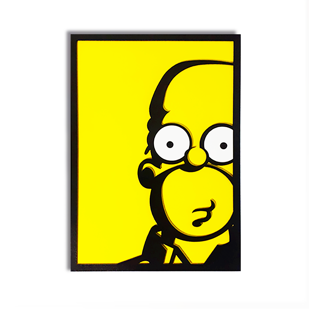 HOMERO SIMPS   cuadro a relieve