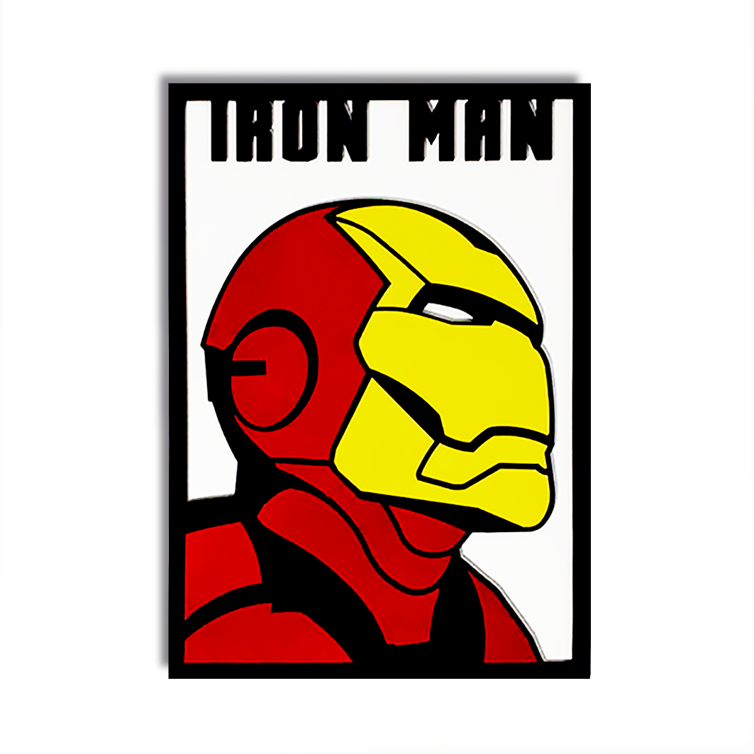 IRON MAN cuadro a relieve