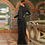 Thumbnail: Karyna Solid Black Split Dress