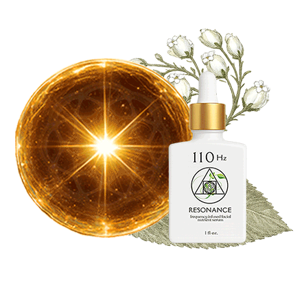 110 Hz Resonance – Frequency-Infused Nutrient Skin Elixir + Audio