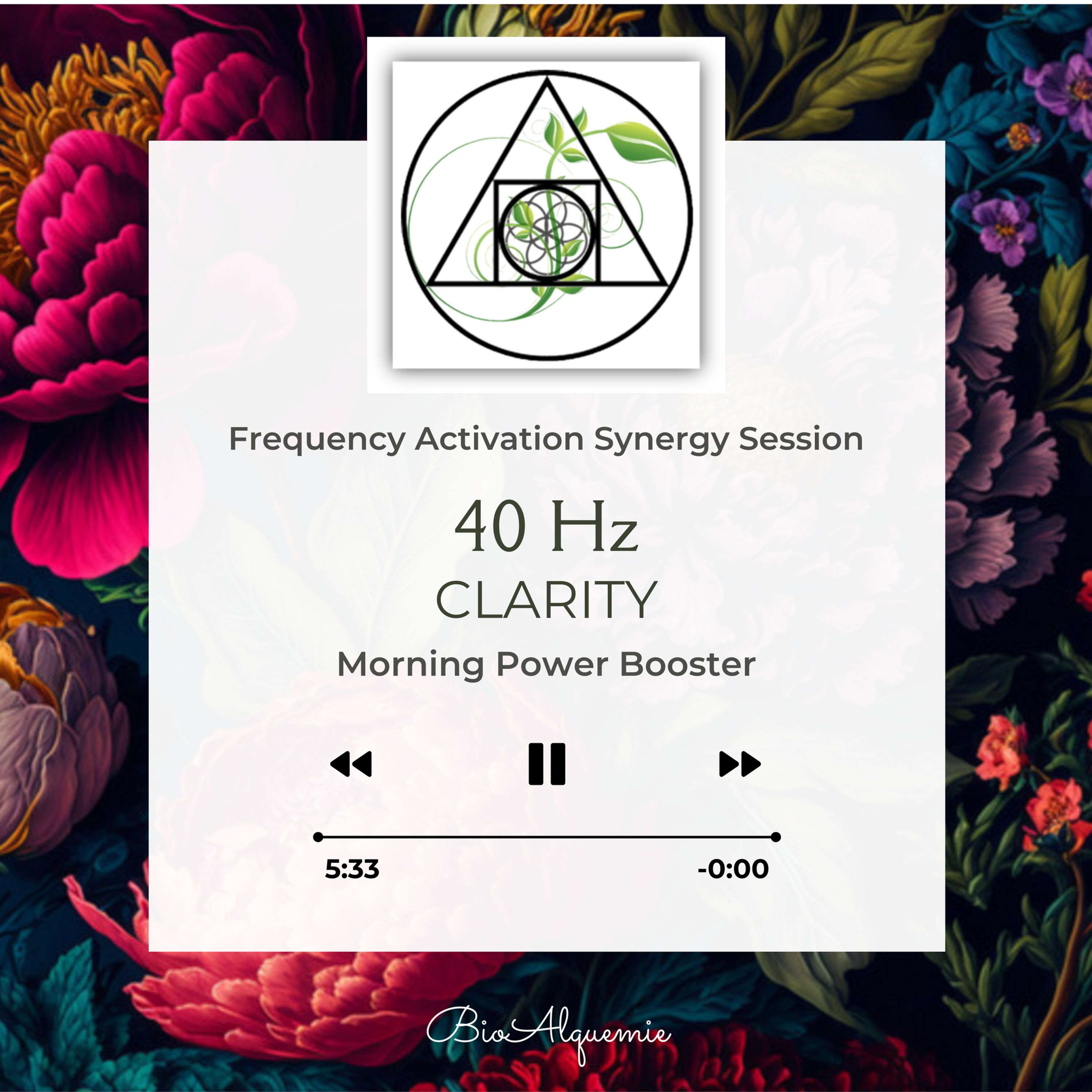 40 Hz - Clarity - Frequency Activation Synergy Session - Morning Power Booster