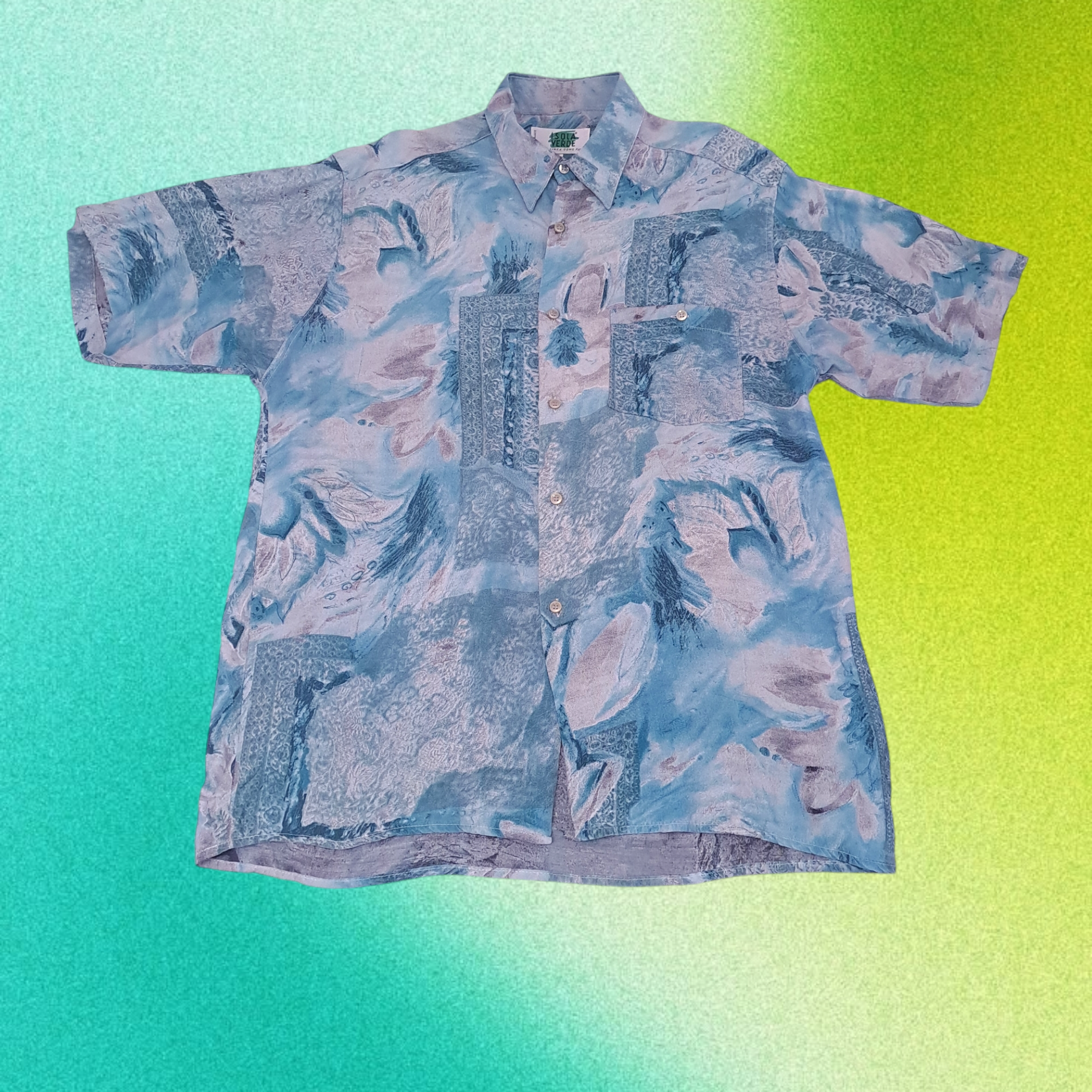 Blue tones 90's shirt