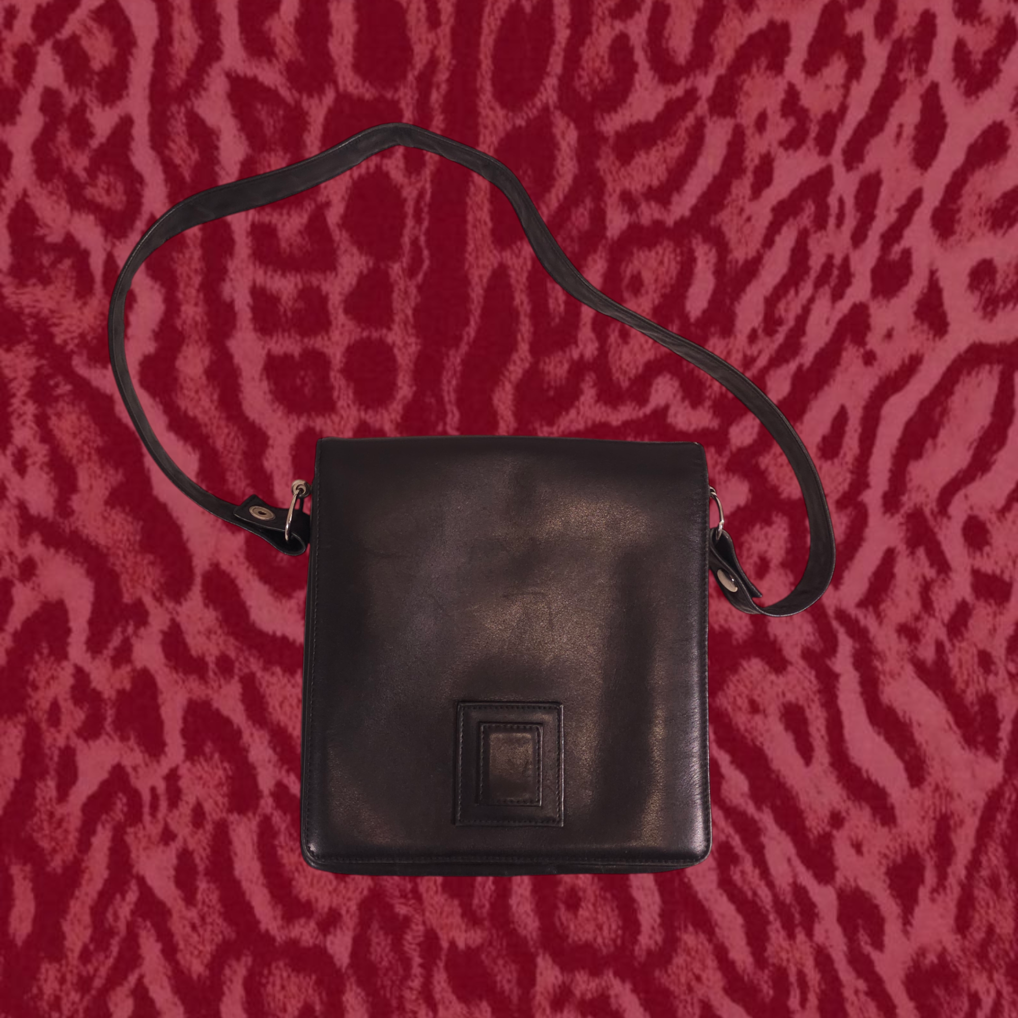 Classic Black Leather Bag