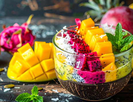 Tropical Farm-to-Table Breakfast at The Lighthouse Retreat