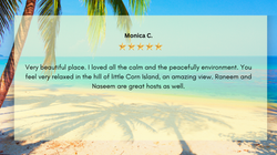 Guest review at The Lighthouse Retreat, Little Corn Island, Nicaragua