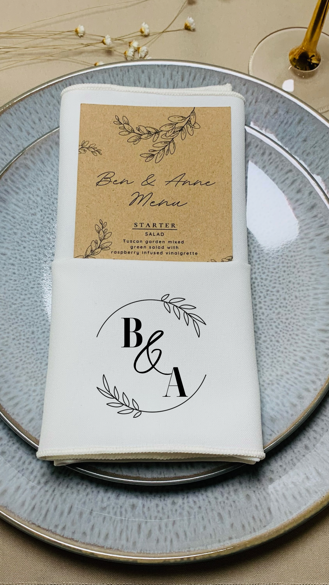 Custom fabric napkin (sets of 4), cloth, sage green, wedding t