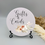 Thumbnail: Wedding signage, ceramic, please sign out guestbook with stand / coaster