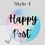 Thumbnail: Happy post stickers