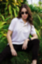 Thumbnail: Unisex White Recycled PET Polo T-shirt