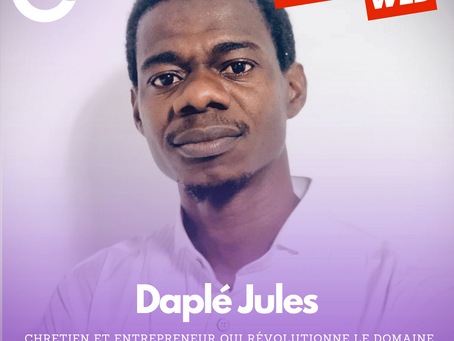Découvrez Daplé Jules, Chretien et Entrepreneur qui révolutionne le domaine de l'évangélisation.