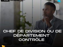 Chef de Division ou de Département Contrôle