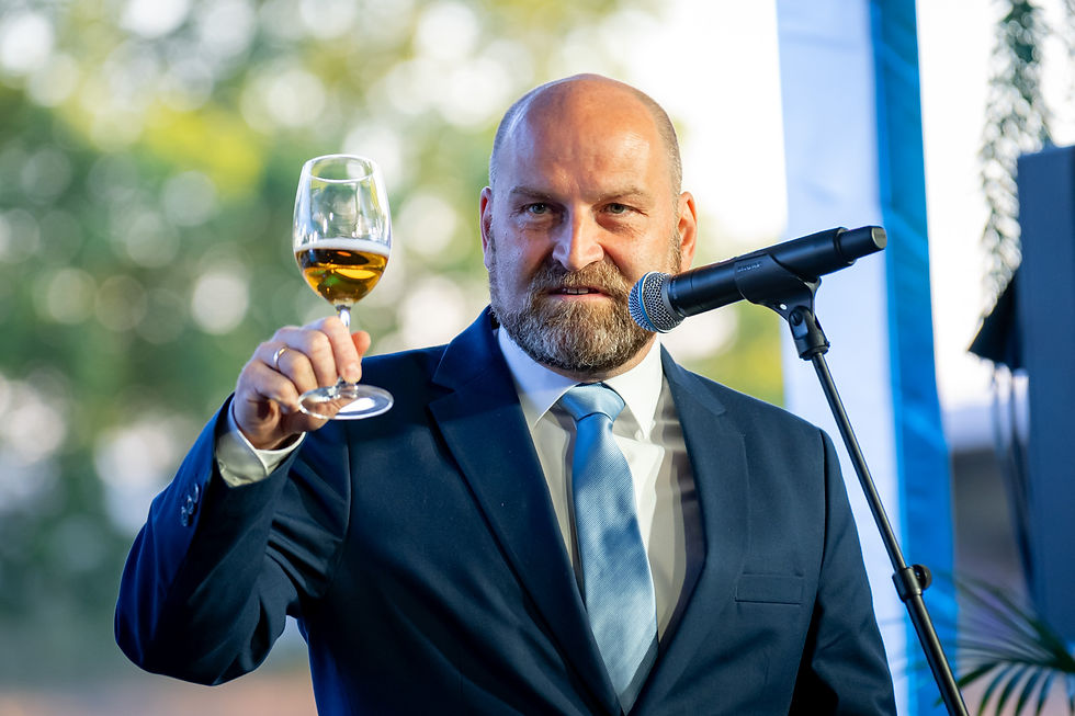 A konferenciát követő fogadáson dr. Tóth Péter győri alpolgármester mondott pohárköszöntőt. (Fotó: Adorján András)