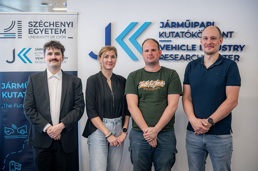 Hallgatói ötletekből ipari fejlesztések: sikeresen zárult az AUMOVIO Autonomous Mobility Hungary és a Széchenyi István Egyetem autonóm járművekkel kapcsolatos programja