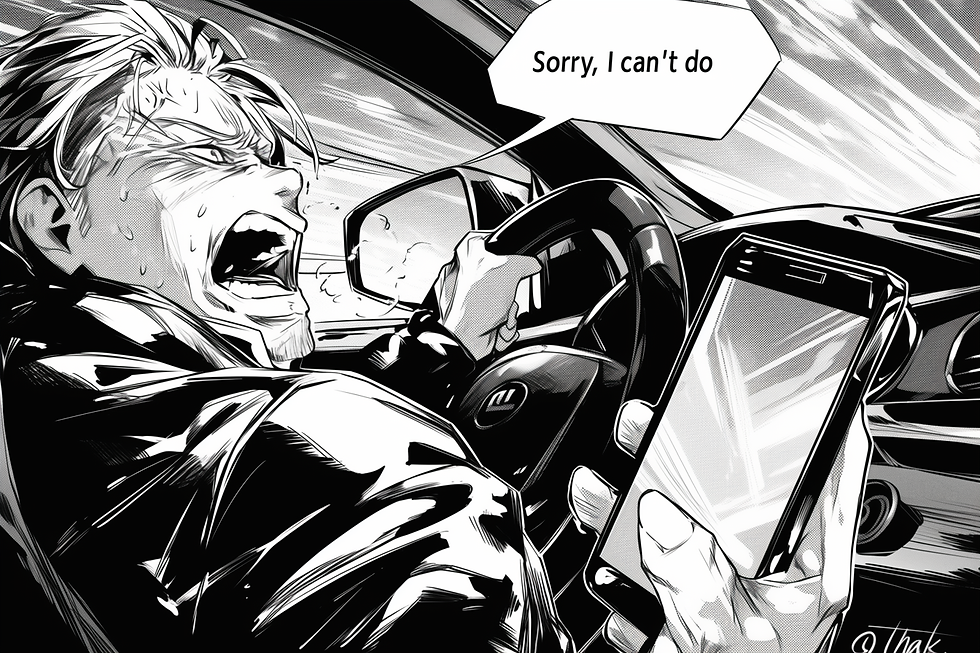 ('Sorry I can't do that (2): created via midjourney)