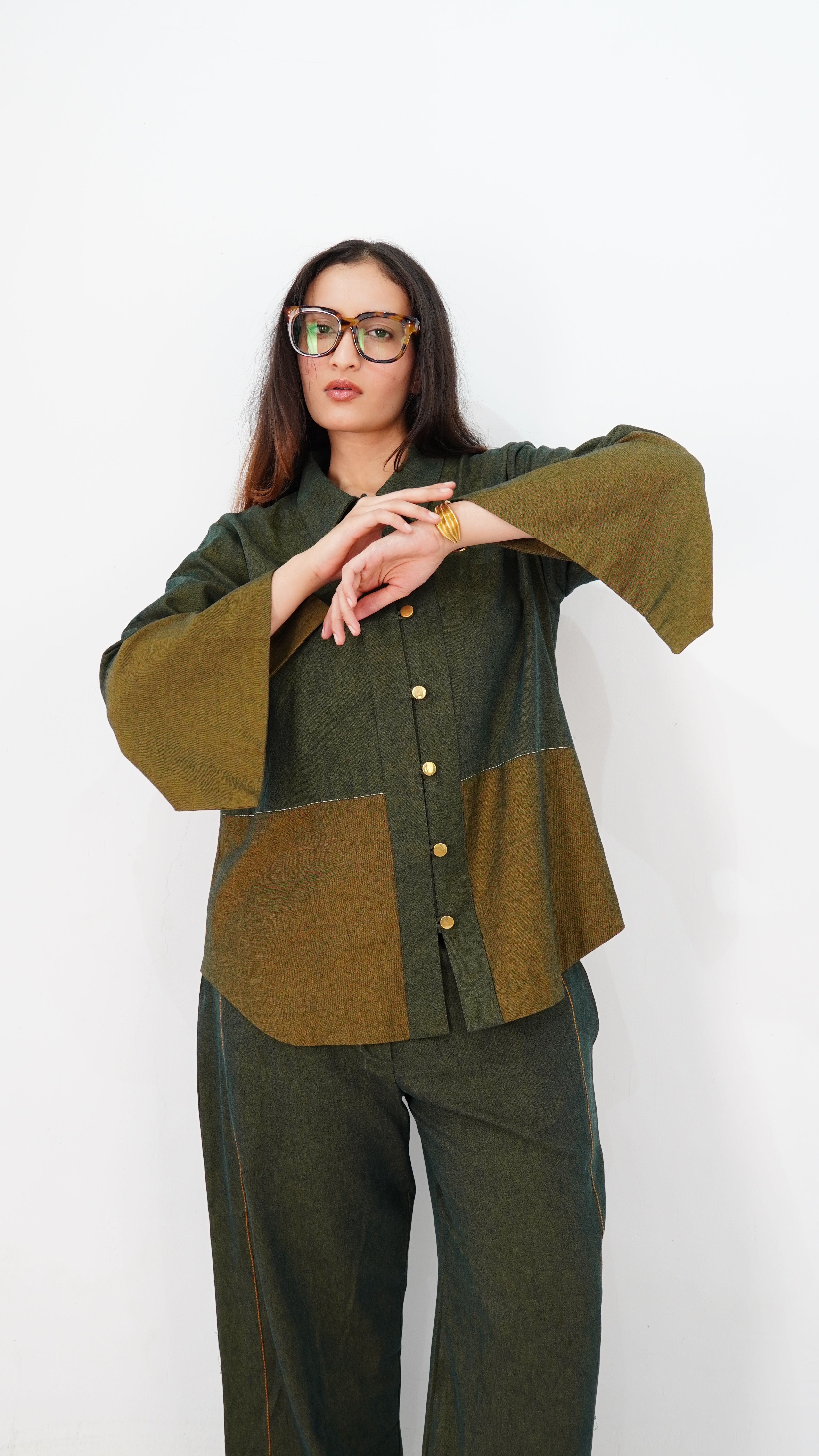 Splice Half and half shirt