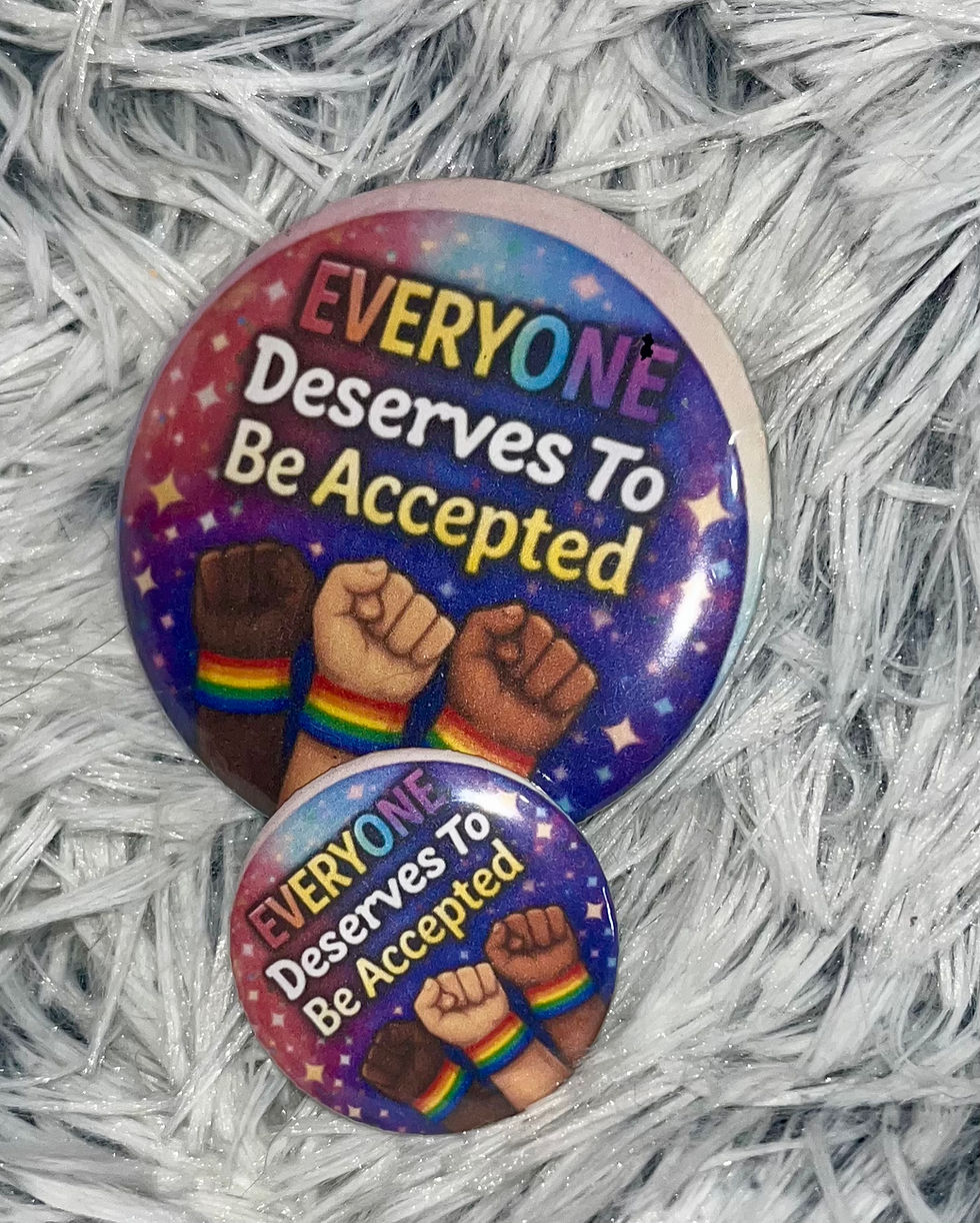 Thumbnail: Button Pin: Everyone Deserves to be Accepted