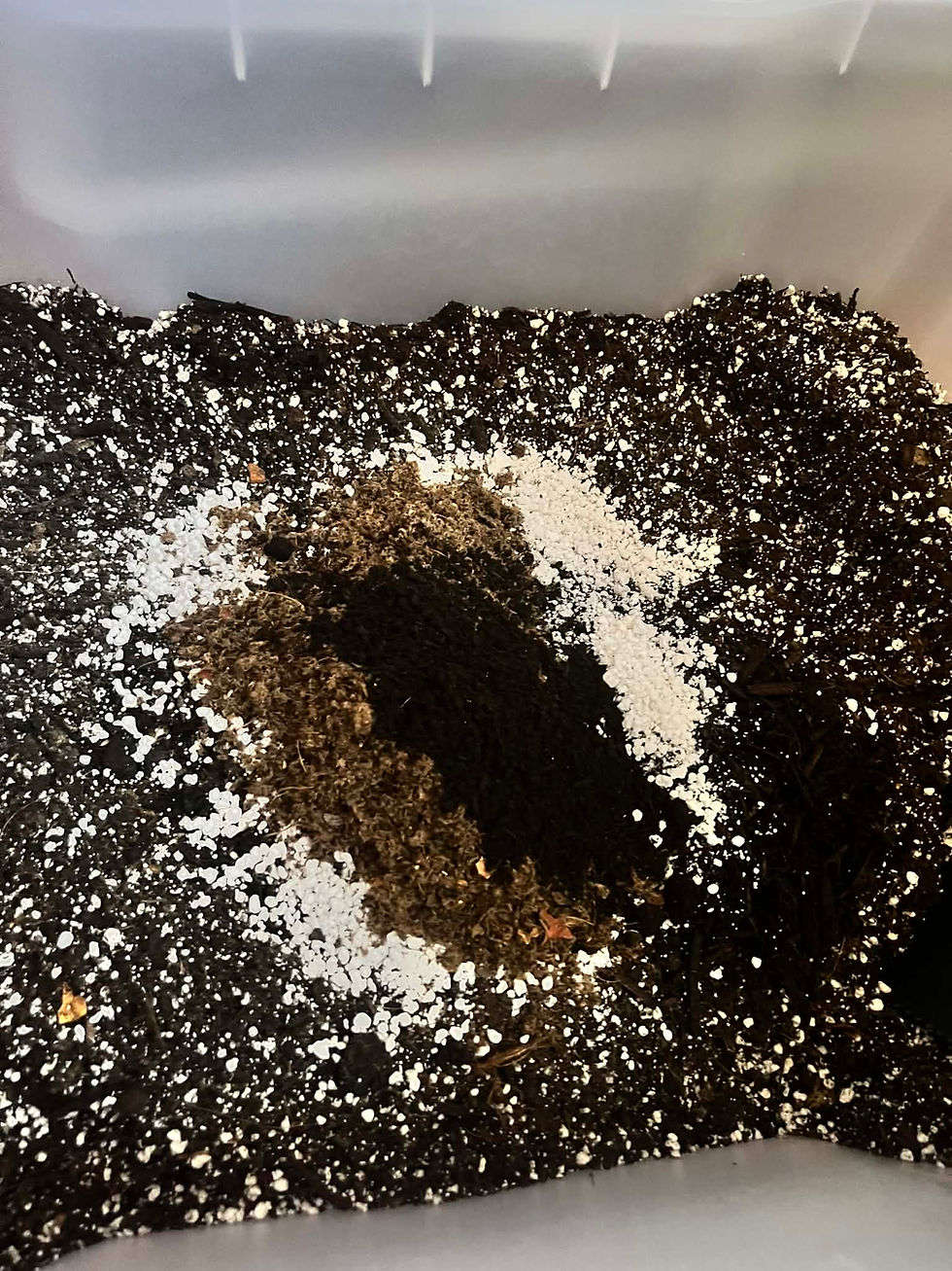 Thumbnail: Mixing a fresh batch of our soil blend by hand
