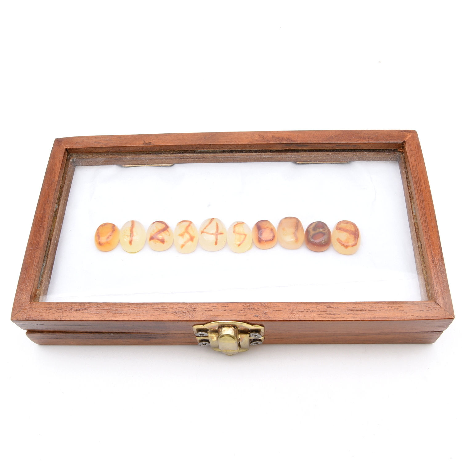 Letter Agate Cabochon