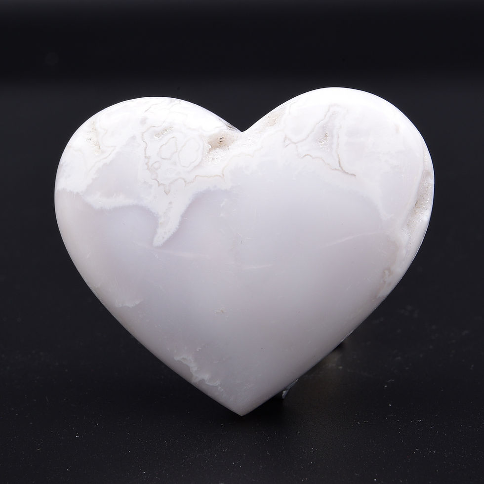Thumbnail: Snow Agate Heart