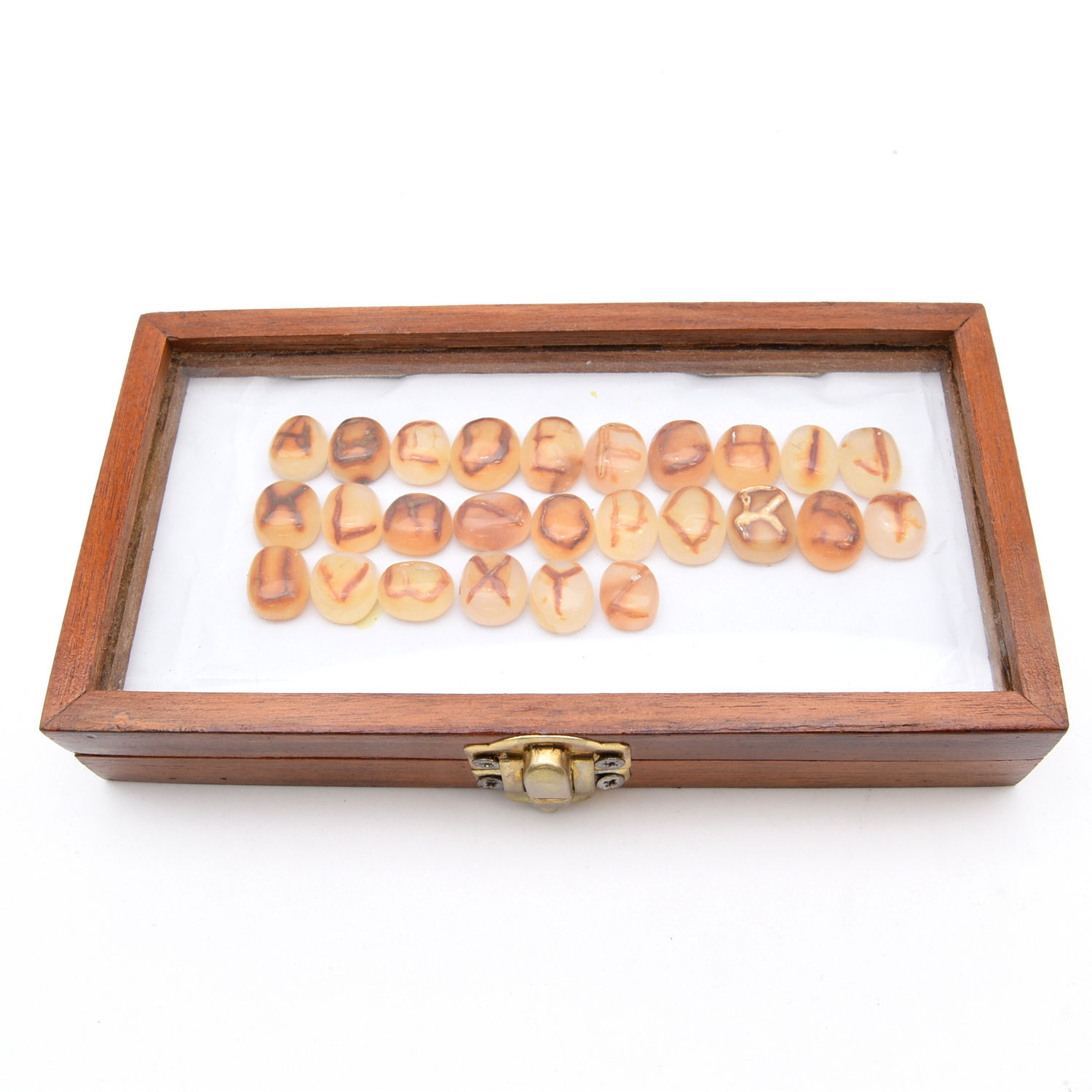 Letter Agate Cabochon