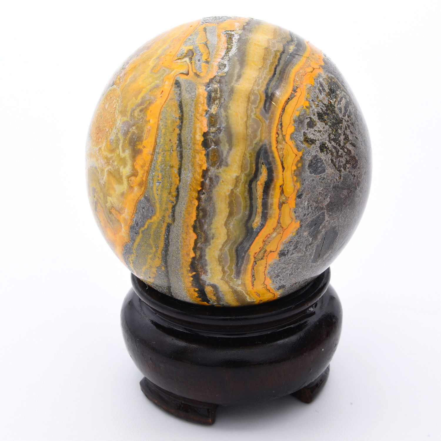Bumblebee Jasper Sphere