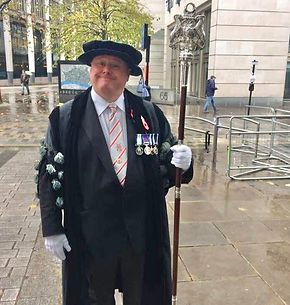 Beadle of the Worshipful Company of Haberdashers Mark Knott