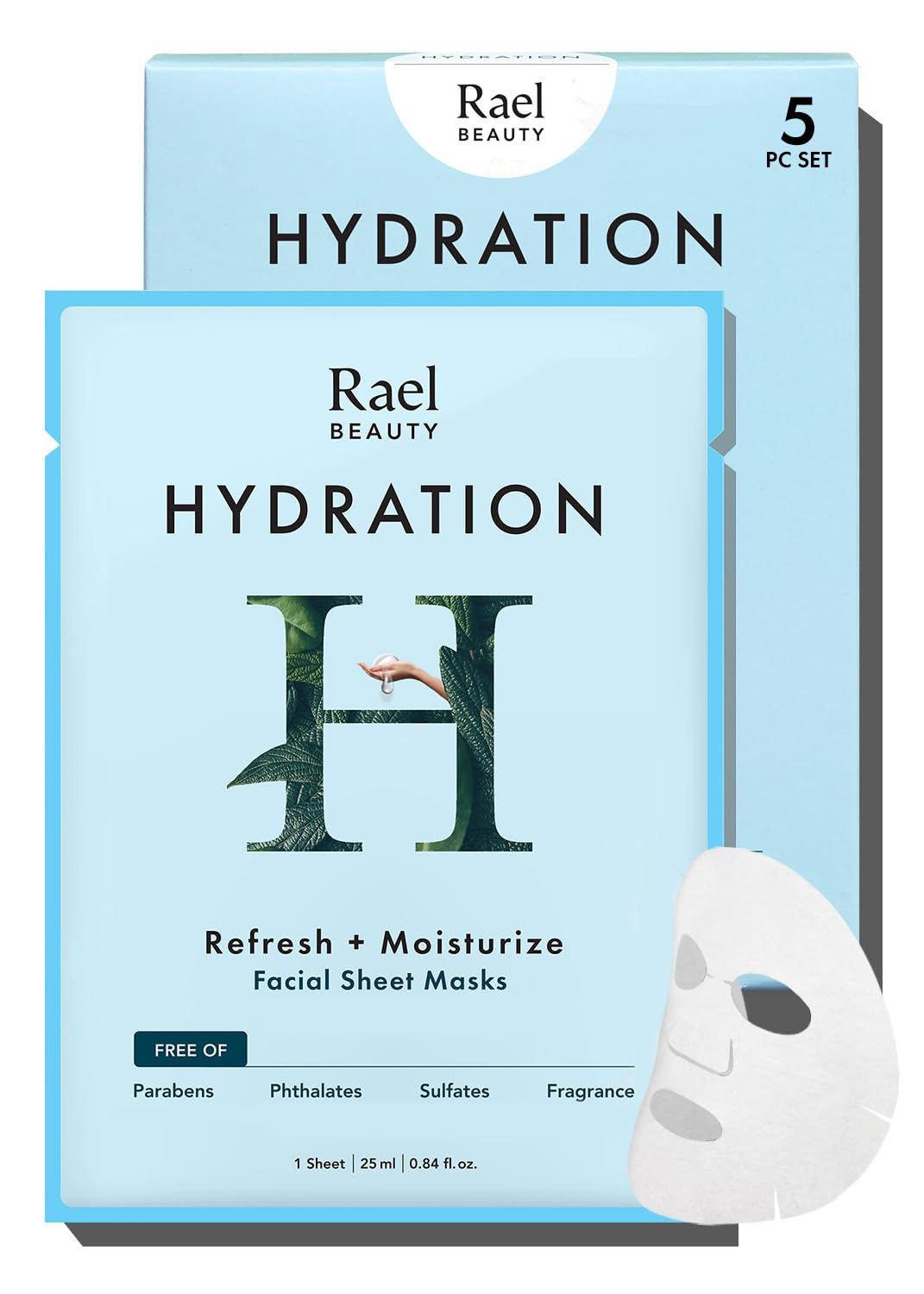 Rael Bamboo Face Mask – Hydrating Korean Sheet Mask Clean Beauty