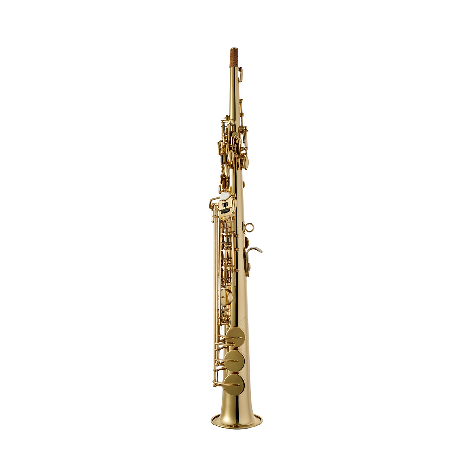 Miniatura: SAXOFONE SOPRANO EVER-TON FIRST LAQUEADO TUDEL INTEIRIÇO COM ESTOJO