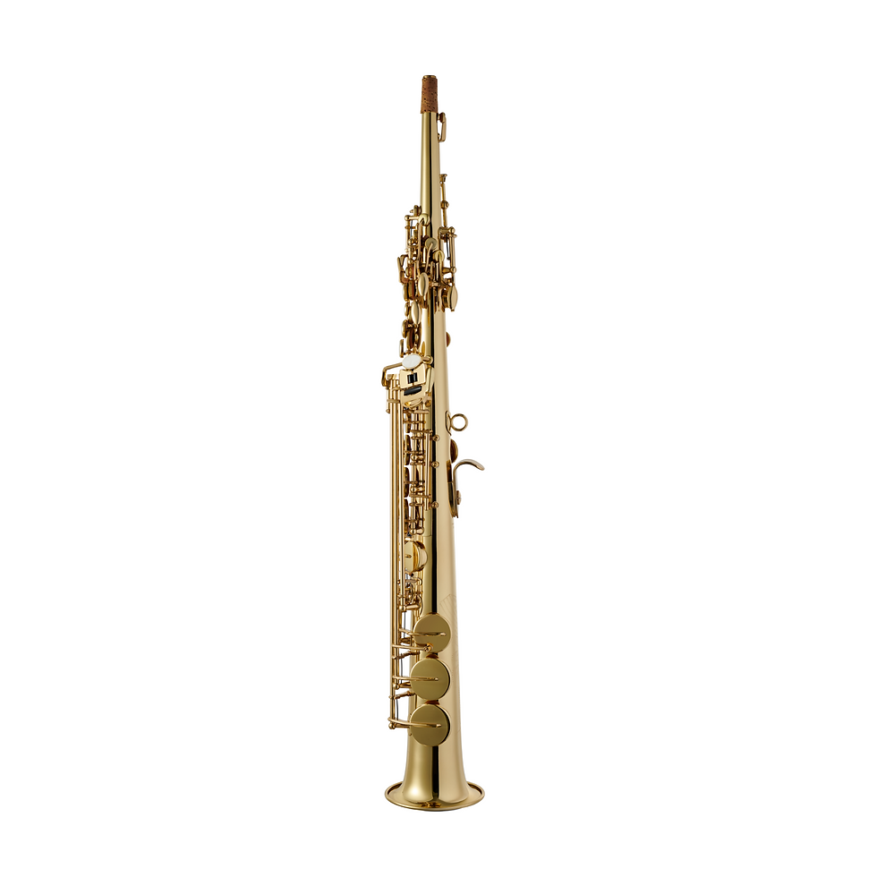 Miniatura: SAXOFONE SOPRANO EVER-TON FIRST LAQUEADO TUDEL INTEIRIÇO COM ESTOJO