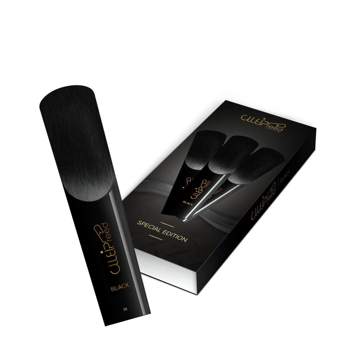 Palheta Sintética Clleip Reed BLACK – Saxofone Alto | MEDIUM