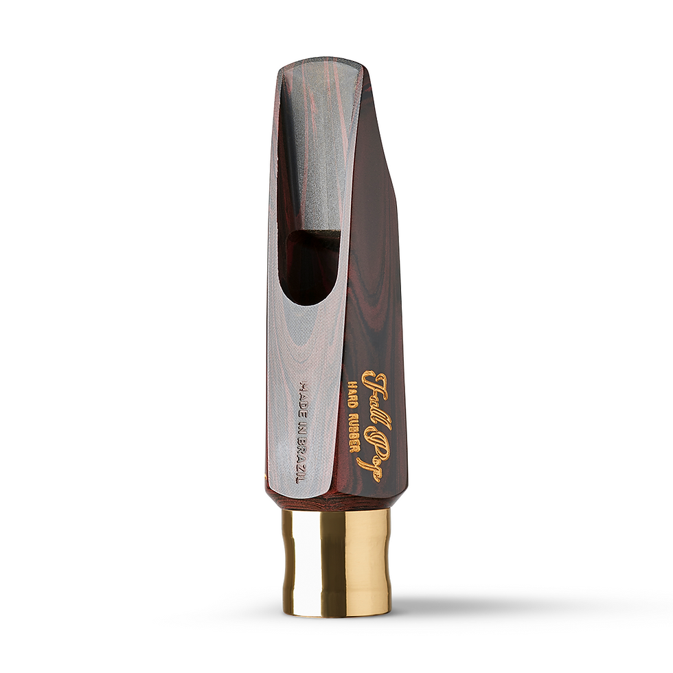 Thumbnail: FULL POP HARD RUBBER MARBLE ALTO METAL LIGATURE
