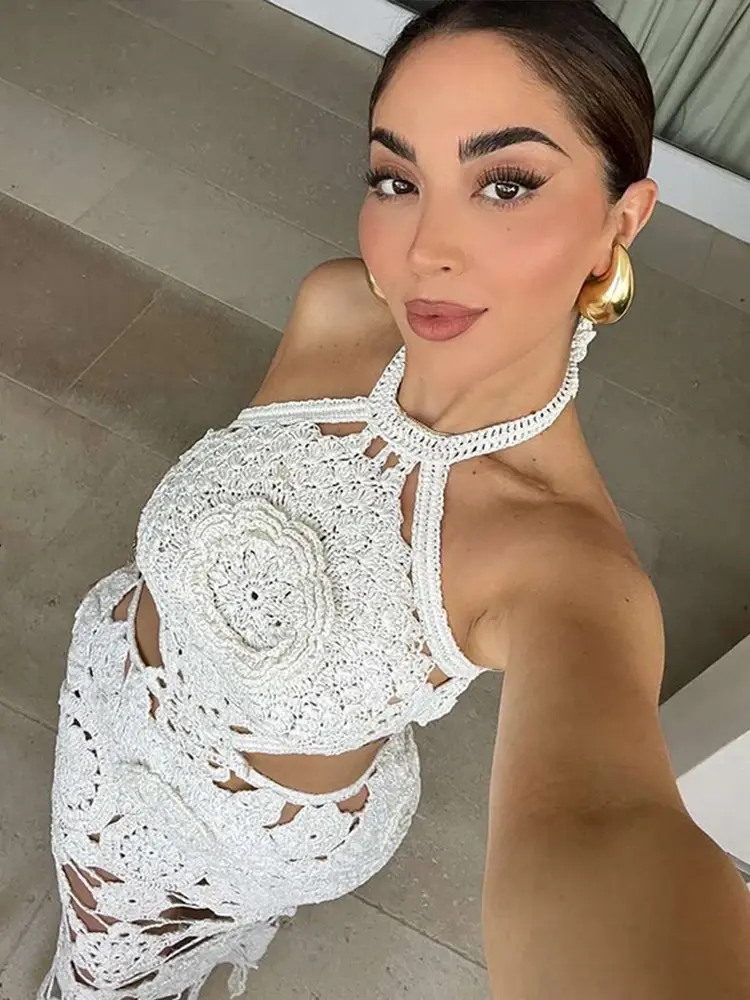 Thumbnail: Celeste Crochet Gown