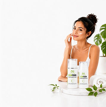 Moisturizers and serums at Nisa's Beauty for a radiant-looking complexion