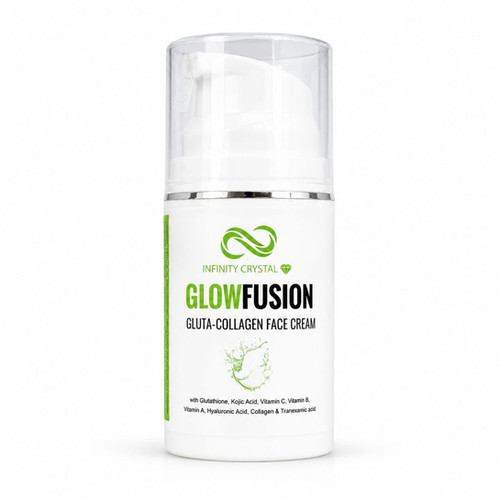 glutathione hyaluronic acid whitening cream GlowFusion Face It provides long Mood & Neuroprotection VITAMIN B12 / FOLIC Size:10GM