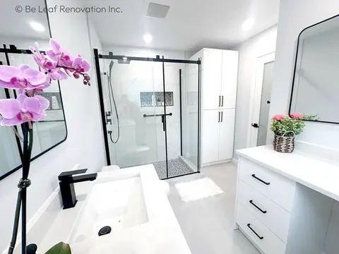 Master ensuite renovation in Beaverbrook, Kanata