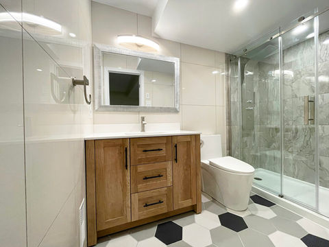basement bathroom renovation