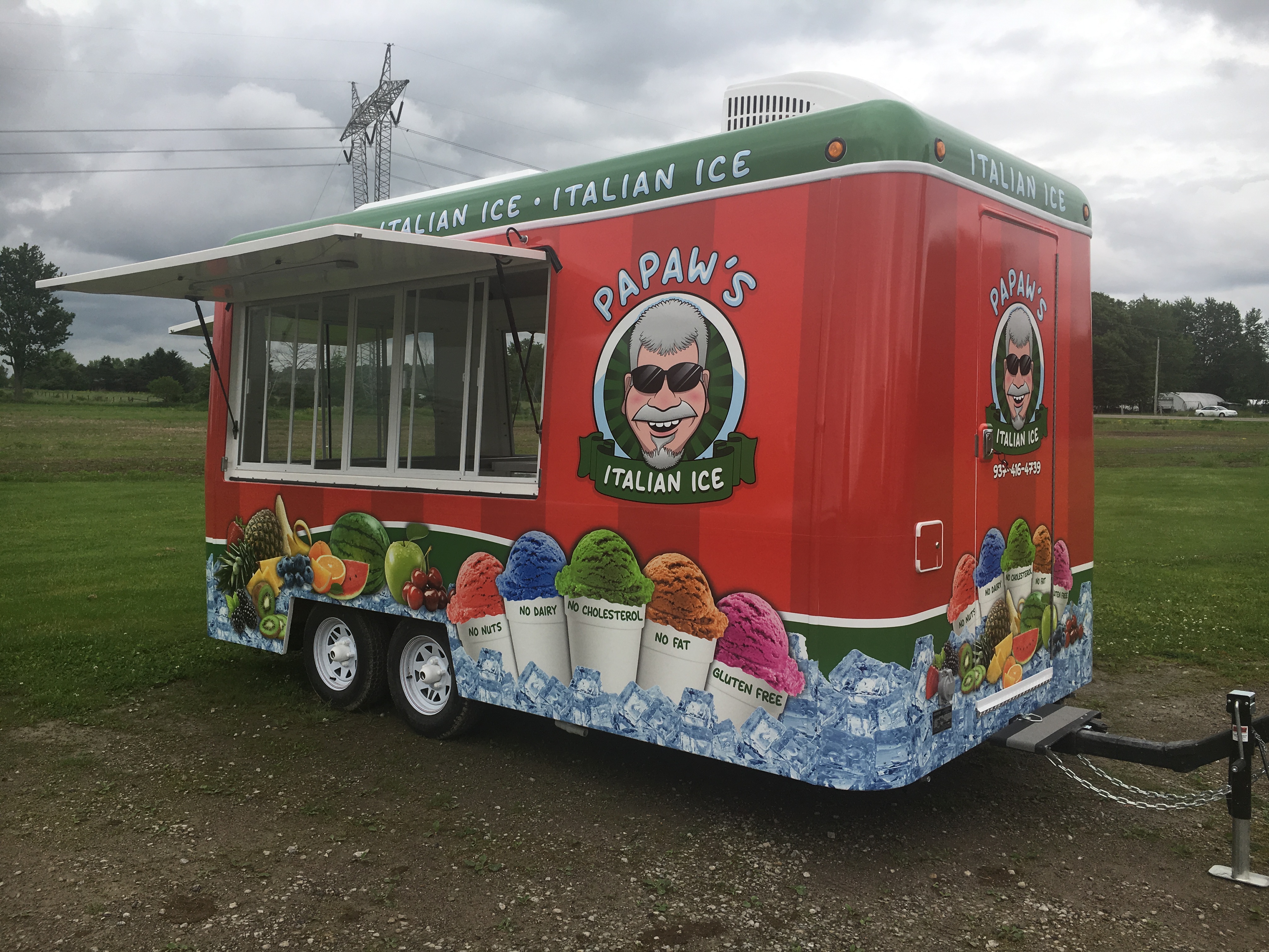 Italian Ice Concession Trailer