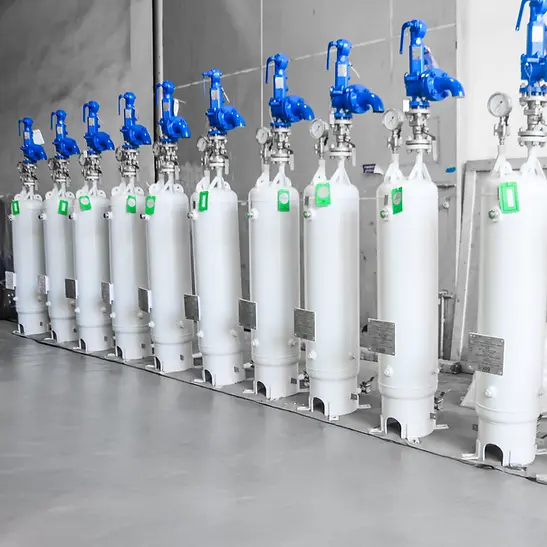 Air volume tank manufactured by KRR Tanks