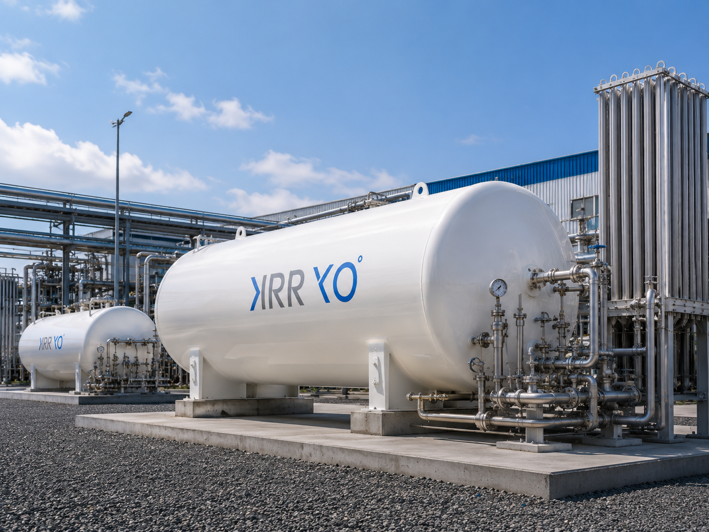 Vacuum-Insulated Horizontal Storage Tanks