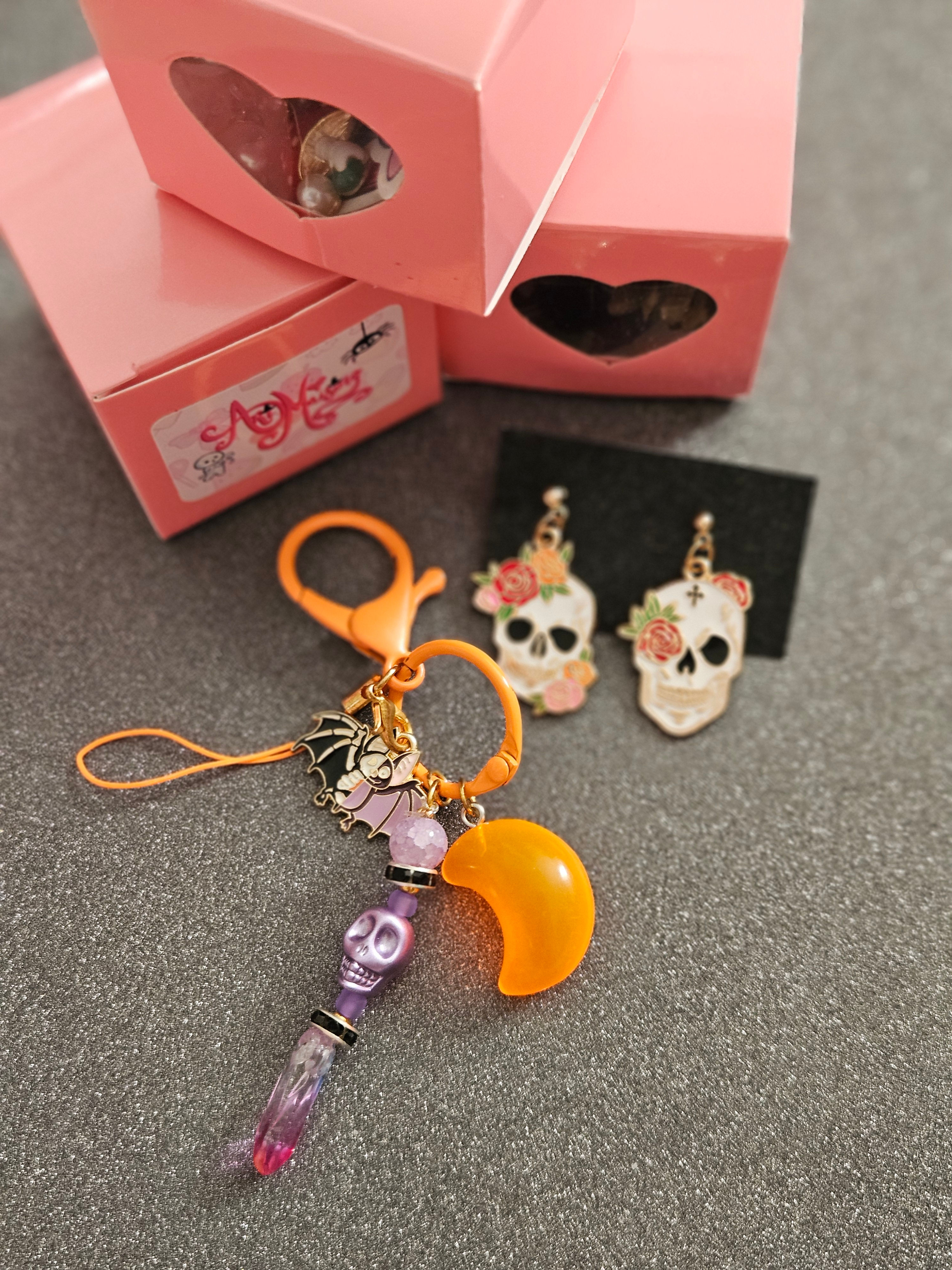 SET Spooky Edit: Skulls, Bats & Moons in Purple/Orange