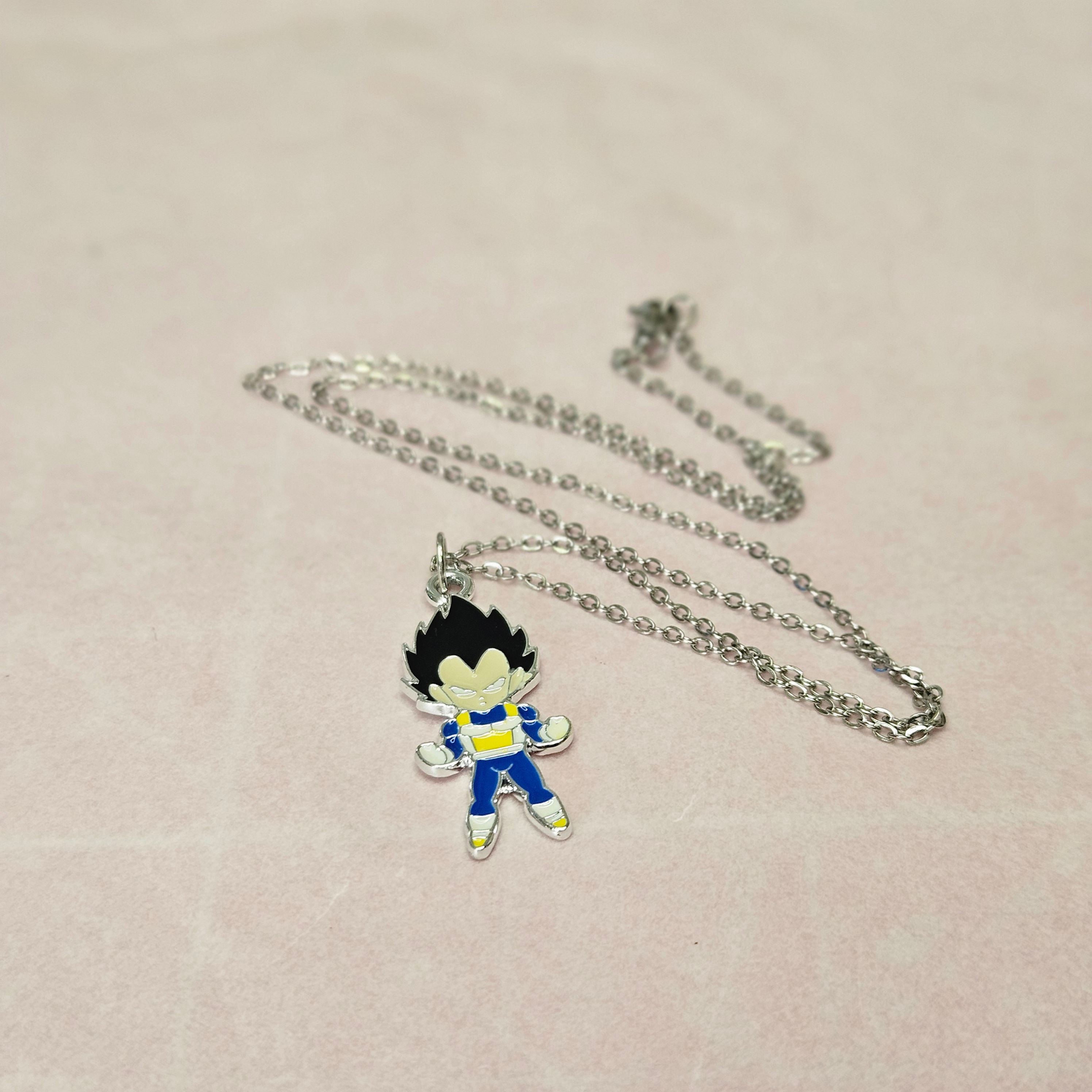 Vegeta Necklace - Silver