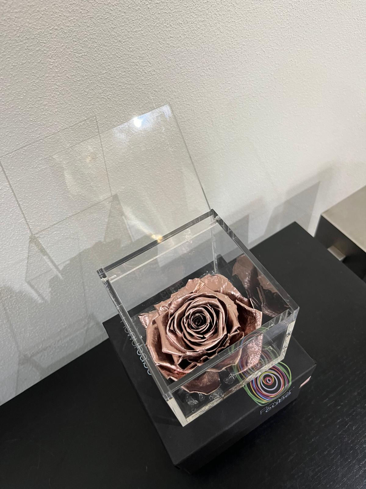 FlowerCube- Rose Gold