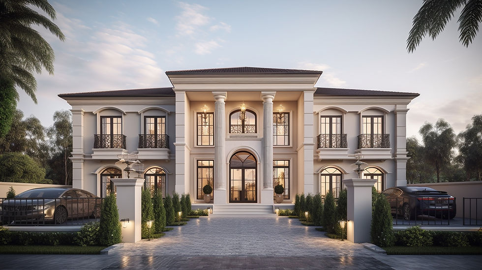 Luxury private estate residence representing the type of high-net-worth households that partner with specialized estate staffing agencies for long-term household management and staffing solutions.
