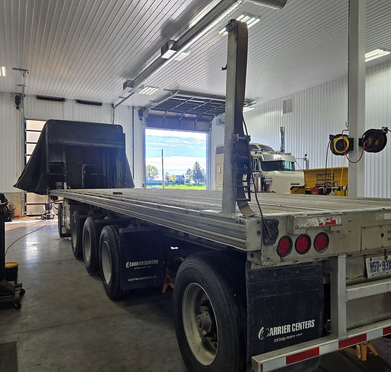 trailer in our repair bay