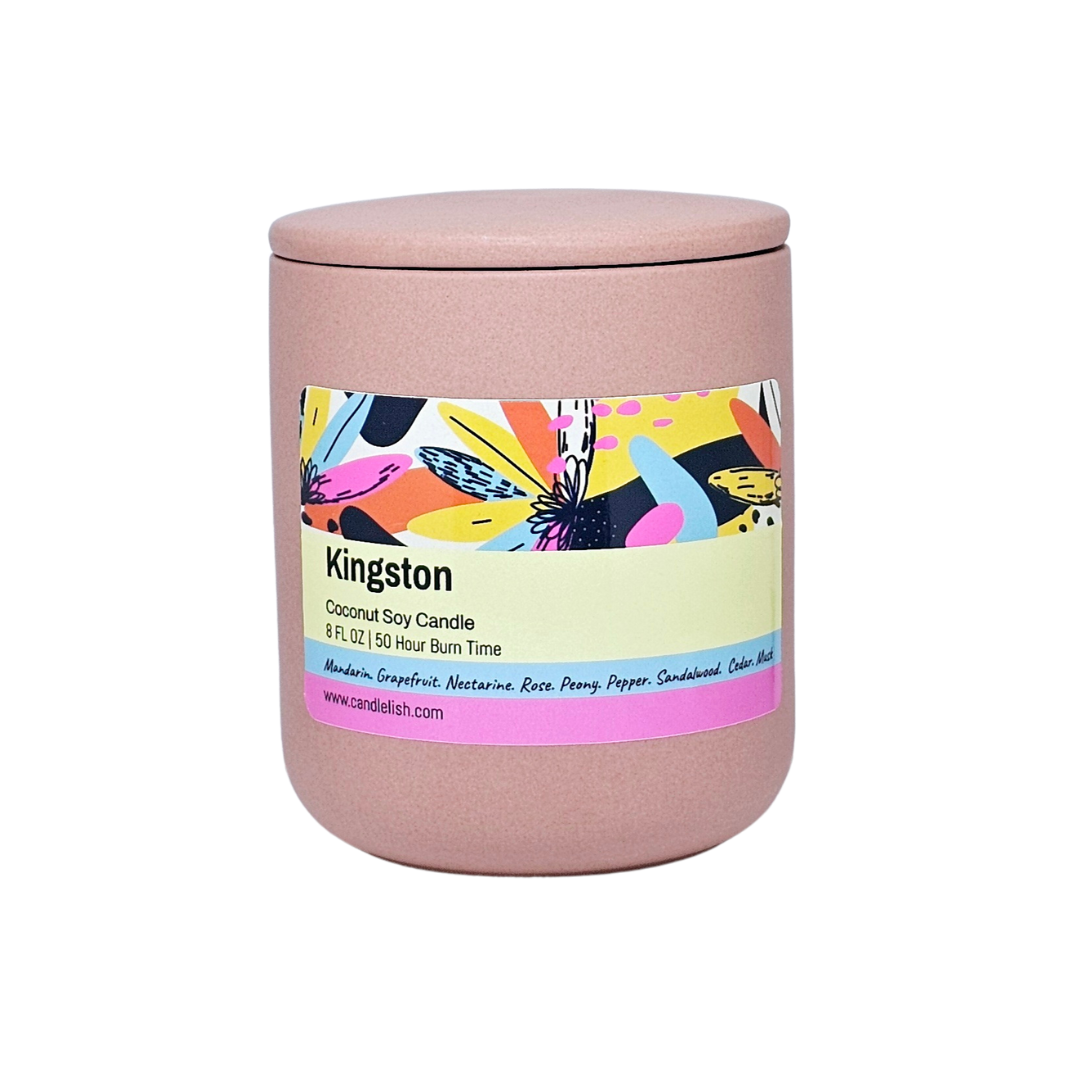 Kingston Ceramic Jar Candle 8 oz.
