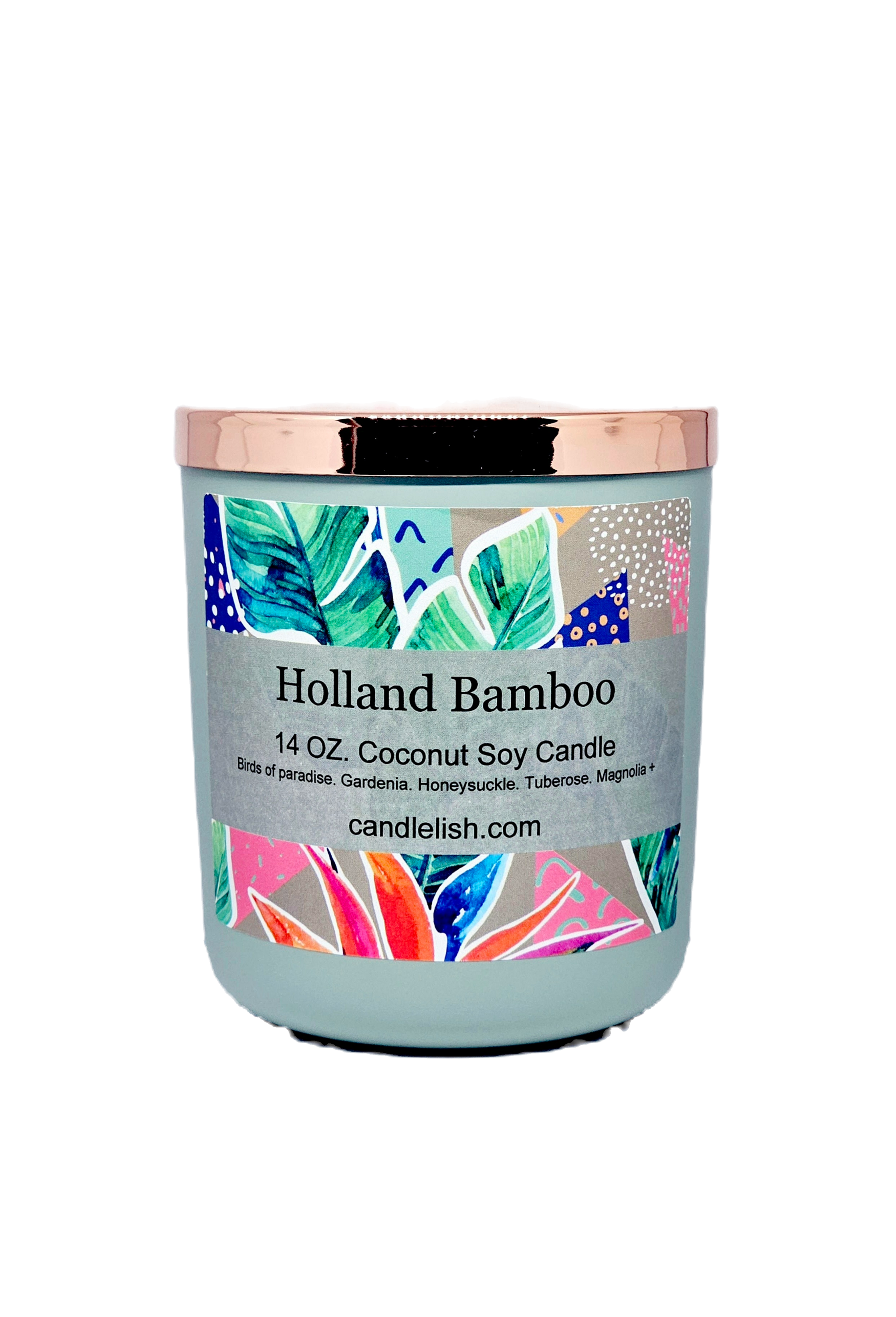 Holland Bamboo Wood Wick Candle